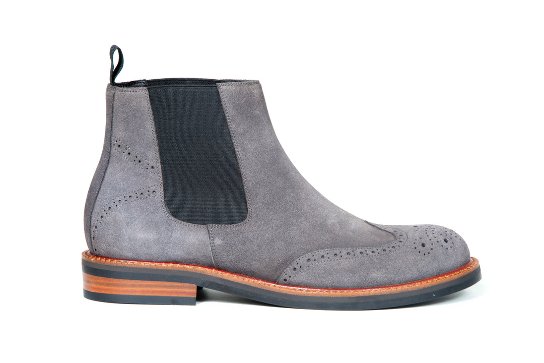 Positano Grey Chelsea Boots