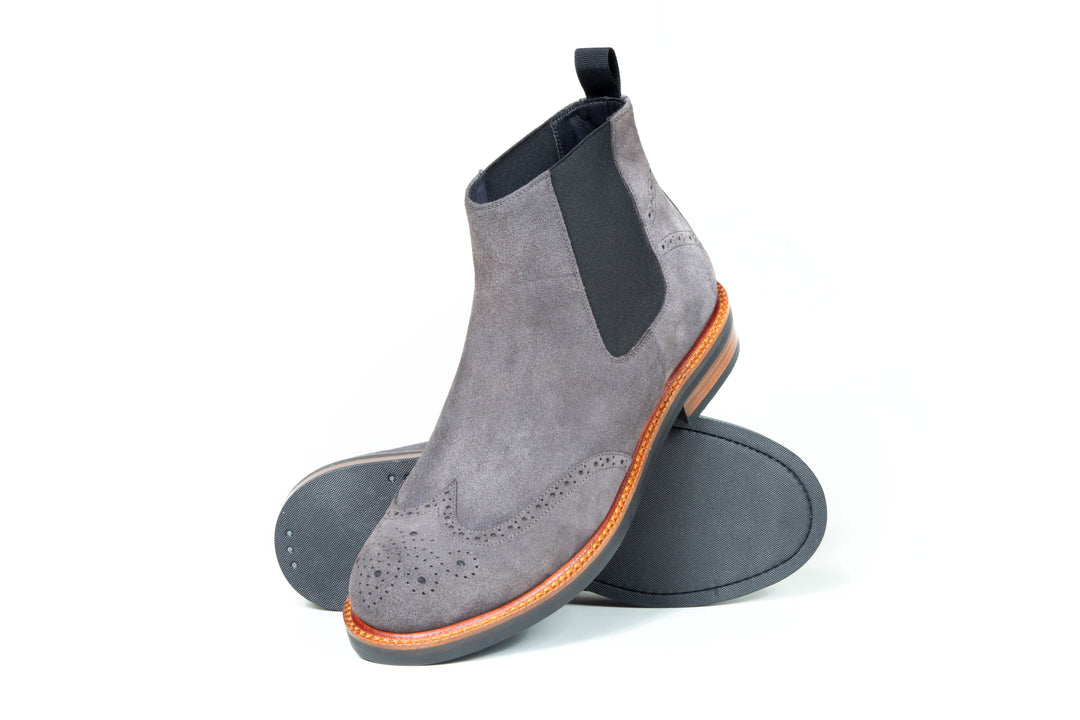 Positano Grey Chelsea Boots