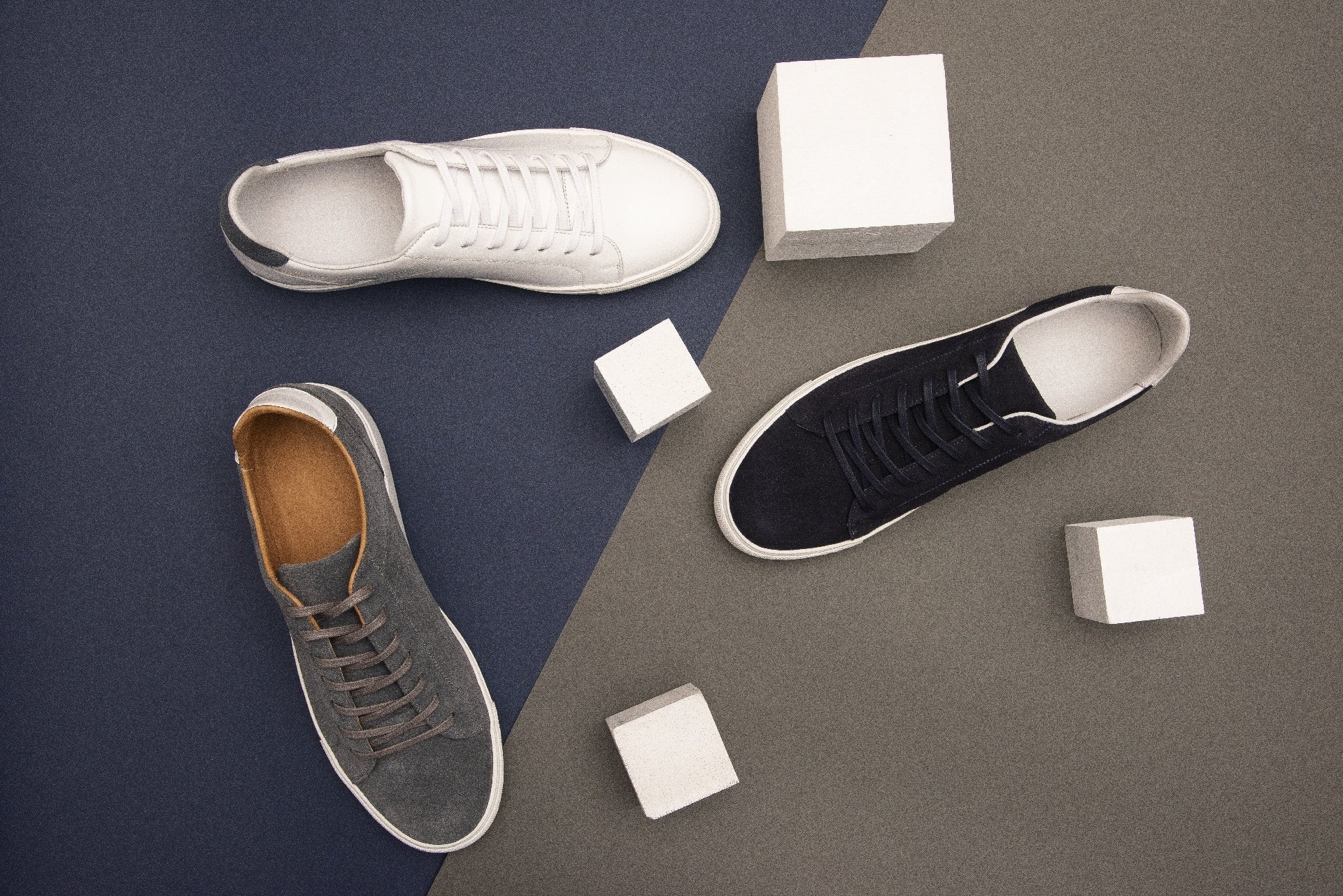 Brunello Sneakers Blue Suede