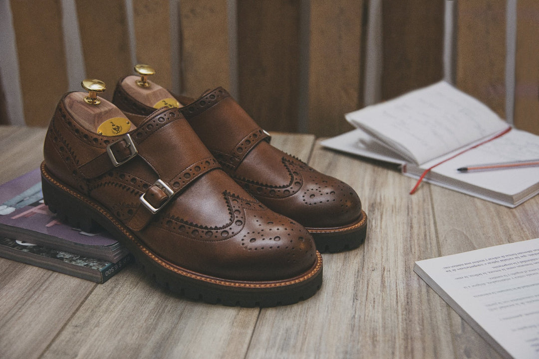 Siracusa Double Monk Straps Honey